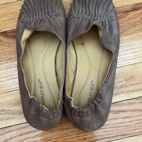 Sundance X Chocolate Blu Cam2 Soft Leather Flats in Brown Size 7 - Picture 4 of 9